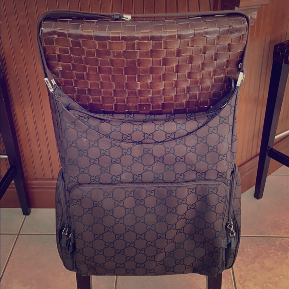Gucci diaper bag